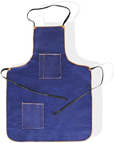 Heavy-Duty 14 oz Denim Shop Apron with Two Pockets