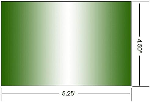 Phillips Safety Large Green Welding Lens - Rectangle Size 4.5'' x 5.25'' Shade 14 - For Welding Helmet Replacement [1 Piece]