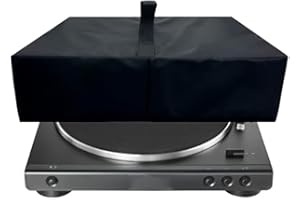 HogarTech 600D Oxford Cloth Turntable Dust Cover for Audio-Technica AT-LP60X & AT-LP60XBT, Protective Record Player Cover wit