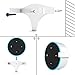 eBoot Solid Metal Wall Mount Stand Holder Stand Bracket for All-New Echo Dot 2nd Generation (White)