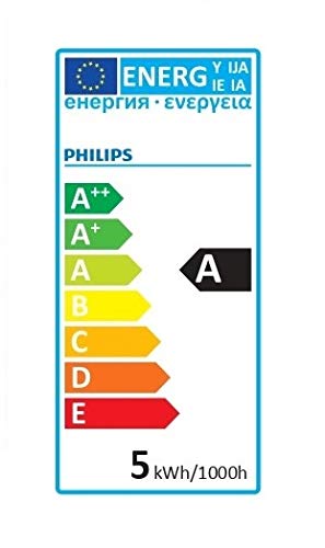 Philips MyLiving Tischleuchte – 15W, Eiche, Inkl. Energiesparlampe, Für Gemütliches Licht