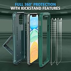 ORETECH iPhone 11 Pro Case, and [2 x Tempered Glass