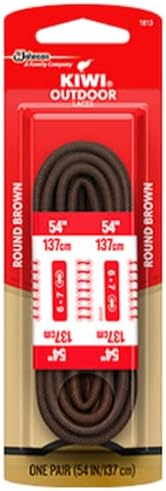 kiwi dress round laces brown 36 2 pairs KIWI Shoe Laces, Dress Round, Black, 36 in, 2 pairs, Sneaker Shoe Strings