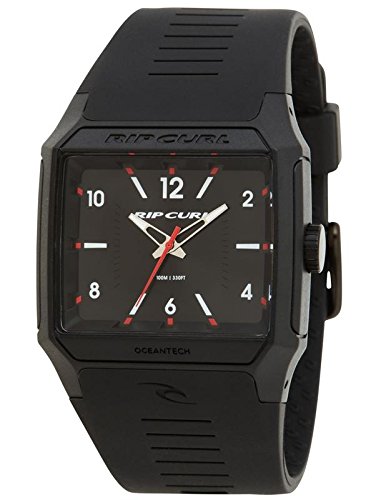 Rip Curl Men's Quartz Plastic and Polyurethane Sport Watch, Color:Black (Model: A3038BLK1SZ)