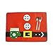 Christmas Placemats, Holiday Table Mats Washable Placemats with Cutlery Holder Heat-Resistant Anti-Skid Placemats for Kitchen Table, Dining Table Christmas Decorations Placemats Set of 6