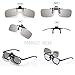 YEK Polarized Clip on 3D Glasses for RealD & IMAX3D Unisex Adult 2 Packthumb 1
