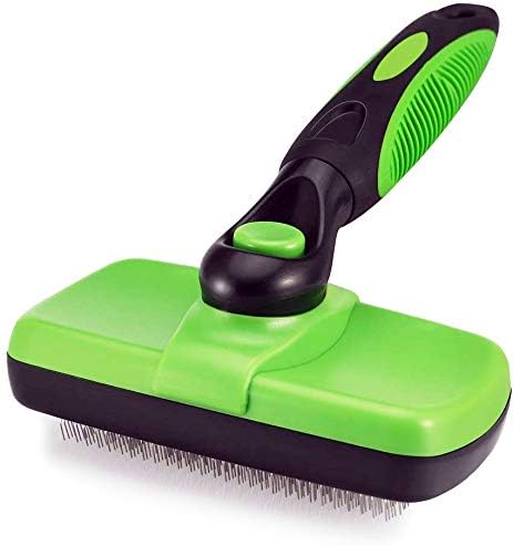 Amazon Com Self Cleaning Slicker Brush For Long Haired Dogs