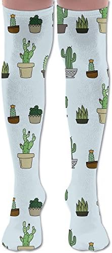 More Cute Cactus1 Women Knee High Socks High Thigh Stockings Over Knee High Boots Long Socks For Girls