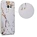 kwmobile Crystal Case Cover for Samsung Galaxy S7 edge TPU silicone IMD design protective case - soft mobile cover Design marble