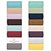 Cosy House Collection Everyday 1500 Series Bed Sheet Set - Ultra Soft & Cool Hotel Bedding - Deep Pocket - Wrinkle, Stain and Fade Resistant - 3 Piece Set (Twin, White)