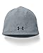Under Armour Mens Fleece Beanie Update Steel/Black Hat One Size