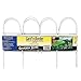 Origin Point Gard'n Border Round Folding Fence, White, 10-Inch x 10-Feet (51010)
