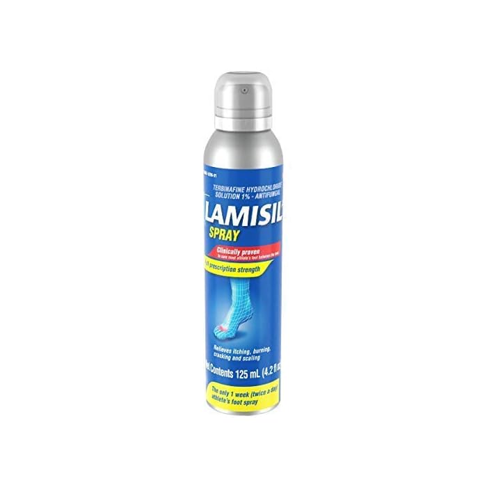 LamisilAT Prescription Strength Athletes Foot Antifungal Spray, Burning, Cracking, Scaling and Itch Relief Athletes Foot…