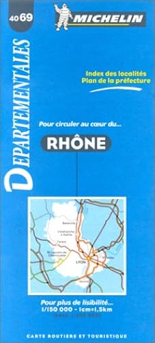 Download Carte routière : Rhône, 4069, 1/150000 PDF