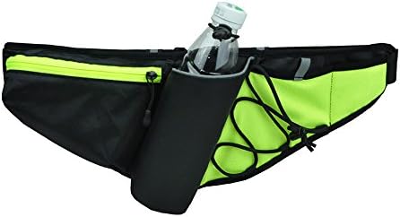Top Fit Running Hydration Belt, Holds all IPhones + Accessories, Completely Comfortable Hydration Belt for Trail Running or Hiking. (BOTTLES NOT INCLUDED)! From SNHNY (Green)