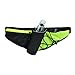Top Fit Running Hydration Belt, Holds all IPhones + Accessories, Completely Comfortable Hydration Belt for Trail Running or Hiking. (BOTTLES NOT INCLUDED)! From SNHNY (Green)