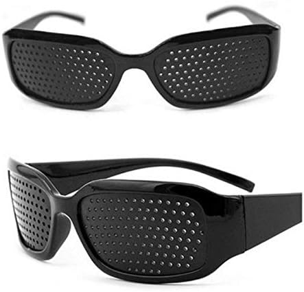 2 Pack Vision Correction Glasses, Eyesight Improvement Glasses, Pin Hole Glasses Anti-Fatigue Eye Protection