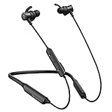 SoundPEATS Bluetooth Headphones, Force Wireless Neckband Headset Stereo Bass in-Ear Magnetic Earbuds for Workout (16 Hours Playtime, Built-in Mic, CVC 6.0, IPX7)