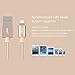 HAME [Apple MFI Certified] Lightning Connector to USB3.0 Quick Charging Cable and Data Transfer Sync Cable for iPhone/Ipad/iPod 3FT/0.9M(Champagne Gold)
