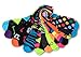 Groovy Socks Men’s Fun & Funky Colorful Fashion Patterned Dress Socks - 12 Pack - 4