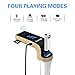 LDesign FM Transmitter, Bluetooth Wireless in-Car FM Radio Adapter Car Kit with Hand Free Call | Stereo 4 Modes Music Play | TF Card &U-Disk Reading Applicable for All Smart Phones -Gold