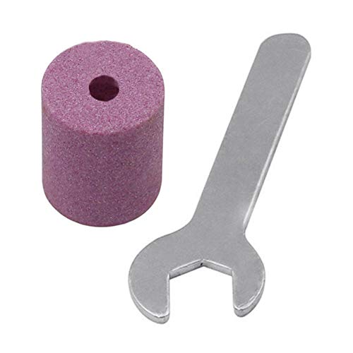 Drill Bit Sharpening Tool, Portable Drill Bit Grinder, Iron-Based Bit for Grinding, 2-12.5mm Drill Bit Sharpener, with Wrench and Grinding Wheel (2 Pack)