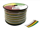Best Connections Flat Trailer Light Cable Wiring Harness 100 Feet 14 AWG 4 Wire CCA