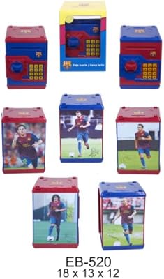 Acierta7 M114955 - Hucha Caja Fuerte con Sonido FC Barcelona: Amazon.es: Hogar