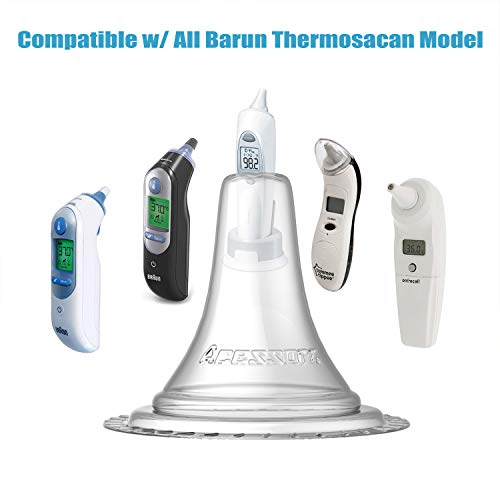 100 Counts Ear Thermometer Disposable Probe Covers, Refill Caps Lens