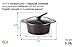 Happycall Hard Anodized Ceramic Nonstick Pot, 6-Quart, Brown, Oven Safe, Dishwasher Safe, Stockpot, With Glass Lid, Rivet Free, Cookware