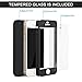 iPhone 5S Case, iPhone 5 Case, iPhone SE Case, VANSIN 360 Full Body Protection Hard Slim Case with Tempered Glass Screen Protector for Apple iPhone 5 5S SE (4.0-inch) - Black