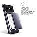 Galaxy Note 8 Case :: Lumion x VRS :: Slim Wallet :: Semi-auto Sliding US Patent :: Card Slot Holder Heavy Duty Drop Protective Cover Samsung Galaxy Note 8 (Damda Glide - Orchid Gray)