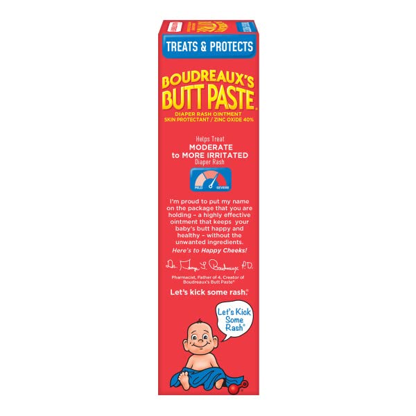 BOUDREAUX’S MAXIMUM STRENGTH BUTT PASTE OINTMENT 4 OZ (PACK OF 3)