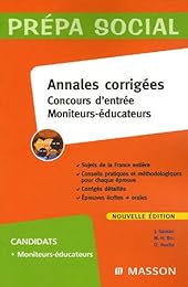 Annales corrigées, concours d'entrée moniteurs-éducateurs