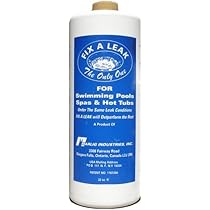 Amazon.com : Marlig Fix-A-Leak Pool and Spa Leak Sealer - 32 oz ...