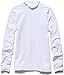 Under Armour Boys' ColdGear Evo Fitted Long Sleeve Mock Shirt, White/Steel, Small
