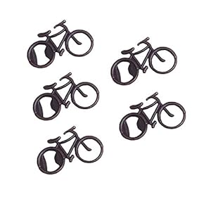 Pioneer Clan Bronzen fiets patroon flesopener bruiloft partij gunst gast cadeau (bike-5 packs)
