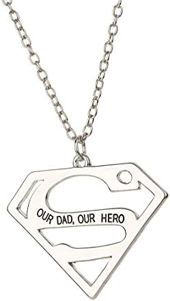 Bling N Beads Superman Silver Pendant for Father