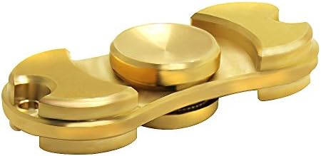 AphroD EDC Fidget Spinner Stress Reducer Relieves ADHD Brass Finger Spinner Table Toys for Anxiety Relief