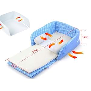 Amazon.com : Tobey Portable Foldable Crib Infant GO TO ...