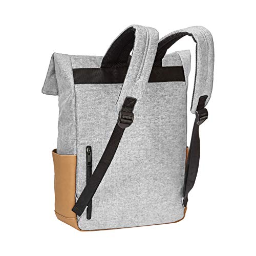 Amazon Basics AntiTheft Roll Top Backpack Gray Pricepulse