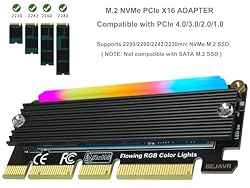 Bejavr M.2 PCIe NVMe Adapter SSD Expansion Card