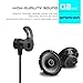 BONMIXC Bluetooth Headphone, Sport Wireless Earphone with Metallic Magnetic Design, IPX7 Waterproof Wireless Earbuds with Built-in Mic Up to 8 Hrs Playback Bluetooth Headsets