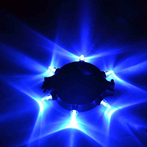Egal Mountain Bike Light Bicycle Lights Cycling Wheel Lamp Waterproof Bicycle Hub Front Rear Wheel LED Warning Light blue light