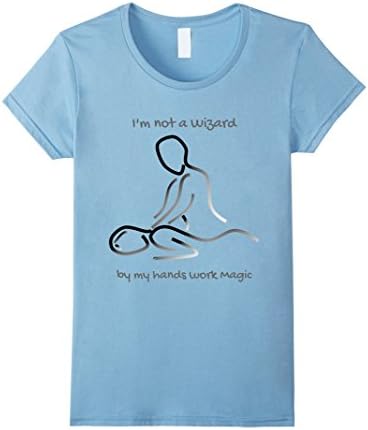Womens Massage Therapy T-shirt Medium Baby Blue