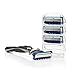 Gillette Fusion ProGlide Bundle with 1 ProGlide Razor Handle with FlexBall Technology + 4 ProGlide Razor Blade Refills, Mens Razors / Blades
