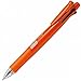 Zebra Clip-On Multi F Series 0.7 mm Ballpoint Multi Pen/0.5 mm Pencil, Powerful Orange Body (B4SA1-POR)