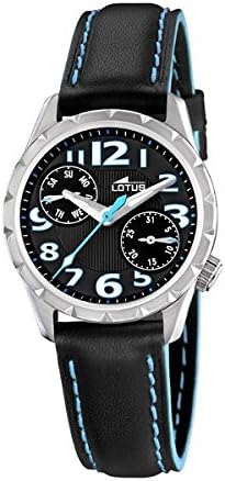 Precio LOTUS 15659/6 - Reloj de niño de curzo, correa de piel color negro y azul