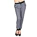 Smart Fit Me Soft Stretchy Womens Joggers - Slim Fit Joggers Pants - Harem Joggers Pants for Women (Marled Blue, L)