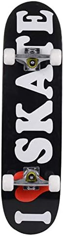 ZCPDP Double-Curved Four-Wheeled Skateboards Non-Slip Durable Youth Beginners Men and Women Skateboard Road Brush Street Skateboard